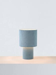 Лампа настольная Isaac из вельвета John Lewis, Light Blue