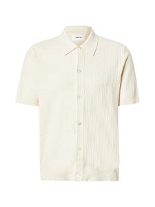 Рубашка на пуговицах классического кроя NN07 Nolan, экрю