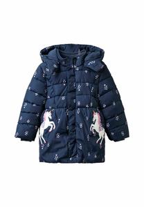 Зимнее пальто JoJo Maman Bébé REGULAR FIT, Navy Unicorn/Blue