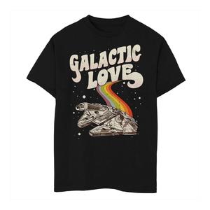 Футболка «Галактическая любовь» для мальчиков 8–20 лет «Звездные войны Прайд Тысячелетний сокол» Licensed Character