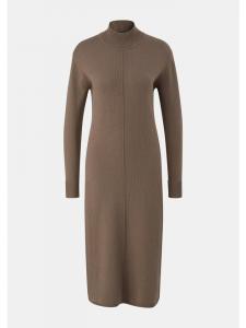 Comma Платье цвета 8613_коньяк