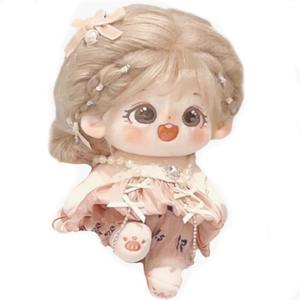 Очаровательная премиальная двусторонняя хлопковая кукла плюшевая кукла высотой 20см Dolls and bears dance