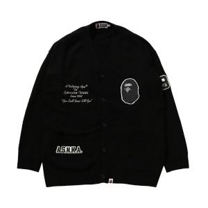 Кардиган BAPE Knit Cardigan, черный