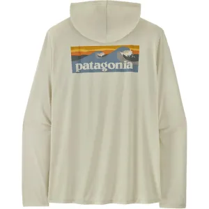 Футболка мужская Capilene Cool Daily Boardshort Logo Quick Dry Patagonia, power белый/dywh