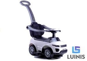 Lean Toys, коляска с толкателем 614w белый