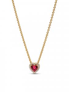 Комплект из ожерелья и серег Возвышенное сердце Pandora