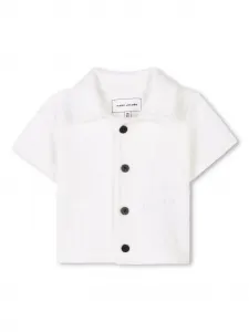 Комплект из топа и шортов с жаккардовым логотипом Marc Jacobs Kids, белый