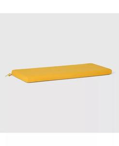 Водоотталкивающая подушка для сиденья на уличной скамейке для патио, 43 x 18 дюймов Westintrends, желтый