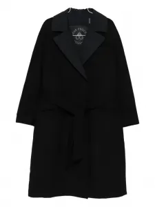 Пальто с поясом Moose Knuckles, черный