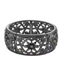 Эластичный браслет цвета гематита 2028, black