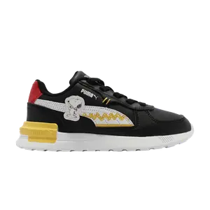 Кроссовки Peanuts x Graviton Little Kid Puma, черный