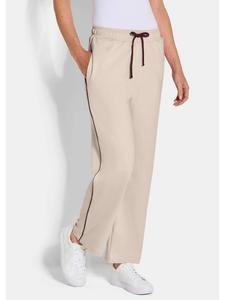 Спортивные брюки GOLDNER, бежевый/бордовый