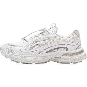 Спортивные повседневные противоскользящие износостойкие низкие кроссовки для детей и подростков LINING YOUNG, белый