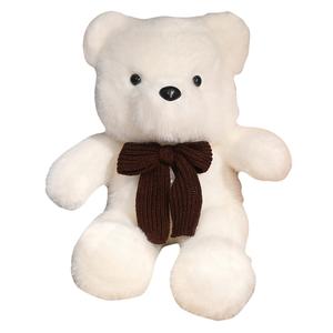 Очаровательная плюшевая кукла Snuggle Bear с бантом, высота 60см/80см/100см MLING, белый