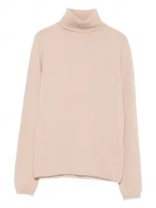 Кашемировый свитер с высоким воротником ALLUDE, нейтральный