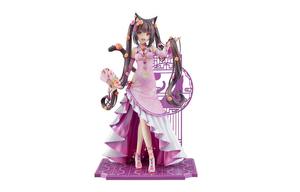 Фигурка gsc nekopara главные персонажи chocolate/vanilla, chinese lolita ver nekopara, включая основу, 22cm GOOD SMILE COMPANY