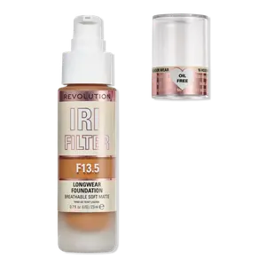 Тональный крем IRL Filter Longwear Foundation Revolution Beauty, F13.5 (for dark skin tones with a neutral undertone)