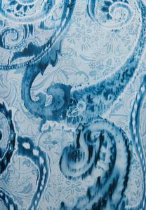 Блузка на пуговицах LONG SLEEVE PATTERNED  adL, синий