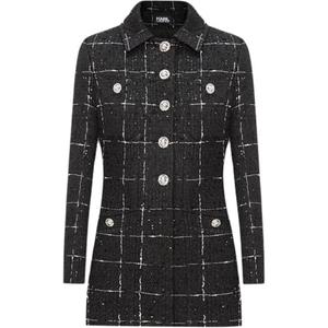 KARL LAGERFELD Куртки и пальто женские черные KARL LAGERFELD / Karl Lagerfeld Jeans