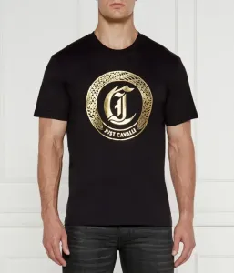Футболка regular fit Just Cavalli, черный
