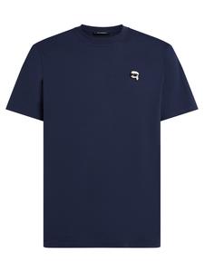 Karl Lagerfeld Футболка 'Ikon' в темно-синем цвете