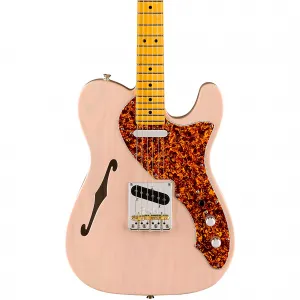 Электрогитара Fender American Professional II Telecaster Thinline Limited Edition прозрачного розового цвета