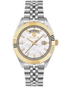 Мужские часы Date Superlative с браслетом из нержавеющей стали, 42 мм Philipp Plein