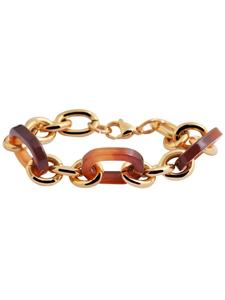 Adeliás Женское колье - цепочка-якорь из нержавеющей стали, 45 см, золото