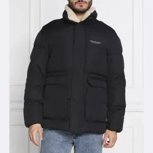 Пуховик стандартного кроя Armani Exchange, синий