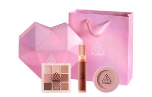 Набор косметики diamond heart box натуральный тон 3CE