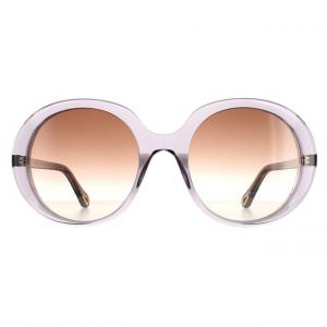 Chloe овальные женские прозрачные серо-коричневые градиентные ch0007s Chloé, серый