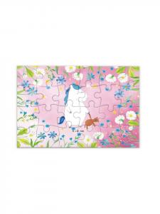 Mr. & Mrs. Panda Головоломка «Единорог-мишка» в пастельно-красном цвете