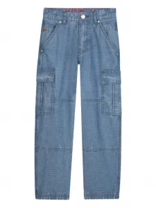 Джинсы карго HUGO KIDS, синий