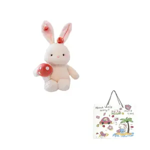 Плюшевая игрушка гриб-кролик высота 40см/60см/85см MIANHUIYI