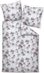 Комплект постельного белья премиум-класса из фланели Janine Design Chinchilla S 78066, цвет ягодное серебро, размер 135x200+80x80 Original Janine