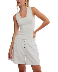 Женский топ Free People Longer Days, White Alyssum