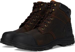 Мужские ботинки Wolverine Carlsbad Cap-toe 6, темно-коричневый