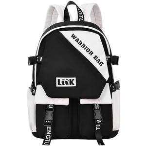 Воинский нейлоновый рюкзак Tubas унисекс черно-белый