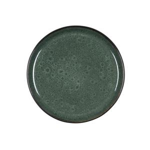 Тарелка для завтрака Gastro чёрная/зеленая 21 см Bitz, зеленый/черный
