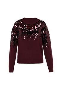 Свитер faina, бургундия