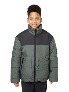 Стеганая куртка Jack Wolfskin Steppjacke Teen, цвет Grün/Schwarz