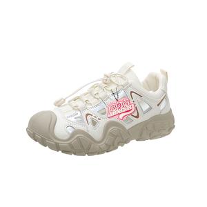 Alxnan Женские кэжуал кеды низкие экрю с эксклюзивным кулоном, цвет Ecru+Exclusive Pendant