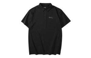 Рубашка поло мужская Jack Wolfskin, черный