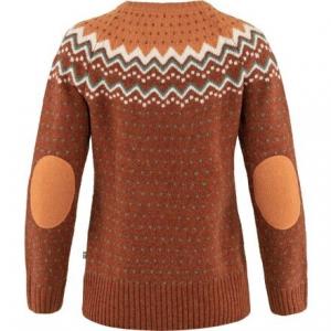 Вязаный свитер Ovik — женский Fjallraven, цвет Autumn Leaf/Desert Brown