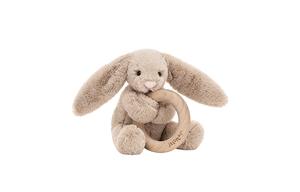 Кролик коллекция деревянные кольца игрушки куклы мистер 13см высота JELLYCAT