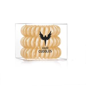 HH SIMONSEN Hair Cuddles Gold - Резинки для волос золотые, 3 шт