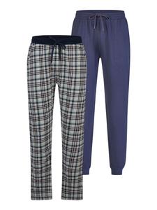 Пижамные штаны Cozy Classics в клетку/темно-синий Phil & Co. Berlin