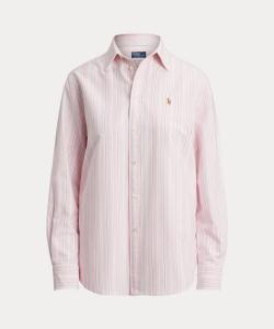 Классическая хлопковая рубашка Оксфорд