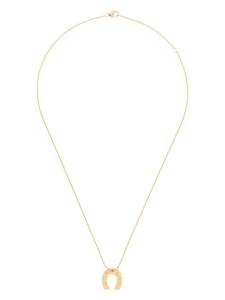 Ожерелье с подвеской в виде мини-подковы из желтого золота 18 карат Harwell Godfrey, золотой