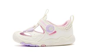 QIAODAN Легкие низкие детские ботинки beige purple для малышей